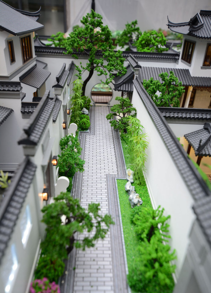 桃花園項目汲取蘇州園林傳統(tǒng)造園精髓技術哪家好北京模型公司